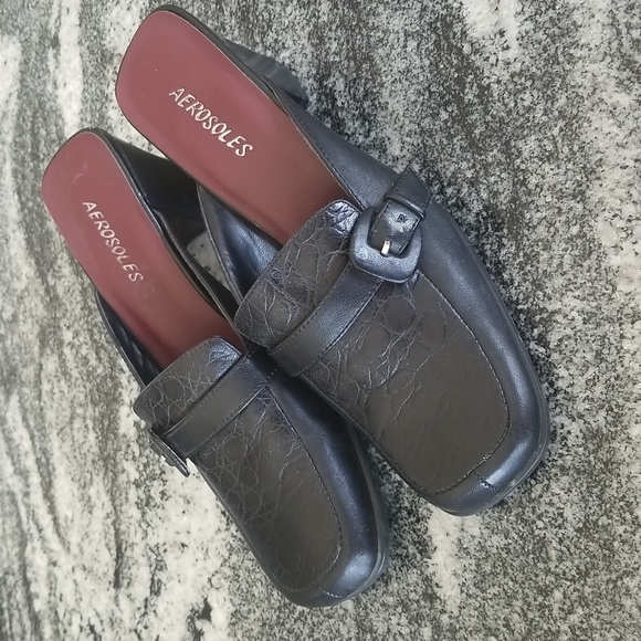 Aerosoles ❤ 7M ❤Classuc Black Mule ❤ - Picture 3 of 8
